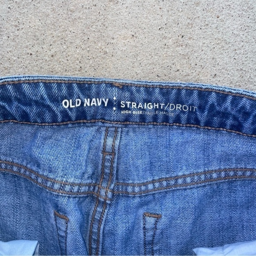 High Rise Straight Jeans S2 - Picture 2 of 4